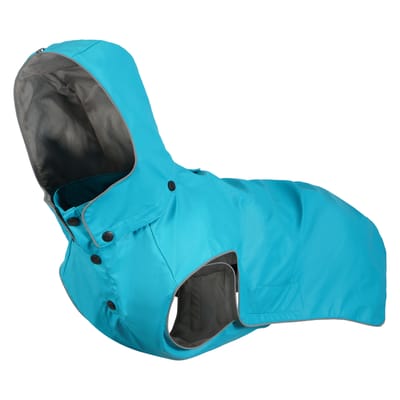 Rukka Stream mackintosh, oceaanblauw ongeveer 45cm ruglengte hond