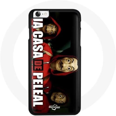Coque Souple - La casa de Papel - iPhone 4 - Noir - Protection de l'appareil - Mixte