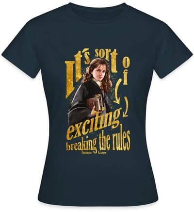 Harry Potter Hermine Goes To The Library T-Shirt Dames