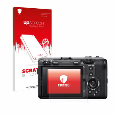 upscreen - Screenprotector voor Sony FX3 - Folie Beschermfolie transparant