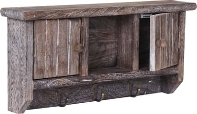 Toetsenbord MCW-A48, sleutelkastje met deurtjes, massief hout MVG-gecertificeerd ~ shabby brown