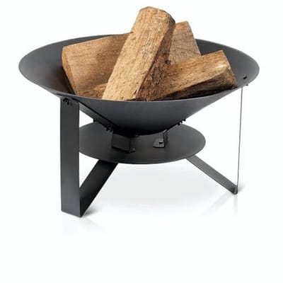 Vuurschaal Buiten - Buitenhaard Sfeer - Gezelligheid Creëren - Smeedijzer Warmte - 60 cm Diameter - Mat Zwart