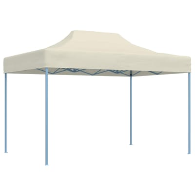 vidaXL - Partytent - 280 - x - 410 - x - 315 - cm - Crèmekleurig - Oxford - Stof