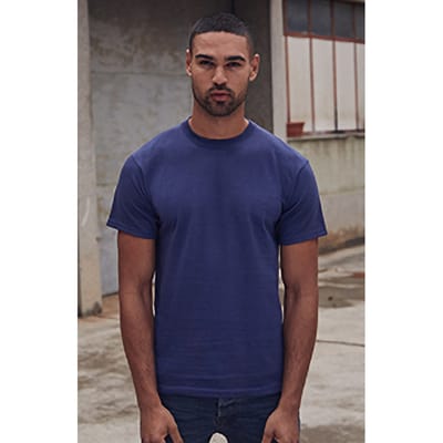 Fruit Of The Loom Heren Heavy Weight ® Katoenen T-shirt Korte Mouwen (Navy)