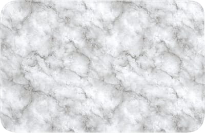WC mat 60x40 cm - Antislip - Grijs - Marmer - Klassiek - Aders - Toiletmat - Vloermat - Douchemat - Toilet tapijt - Toiletmatten