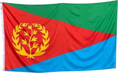 Finnacle - Vlag - Vlag van Eritrea - Eritrese vlag - Eritrese Gemeenschaps Vlag - 90/150CM - Eritrea flag - ER