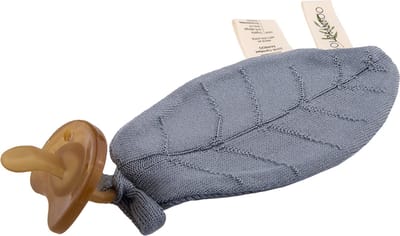 Bold Bamboo speendoekje Leif - 100% Organisch Bamboe - Knit - Donkergrijs
