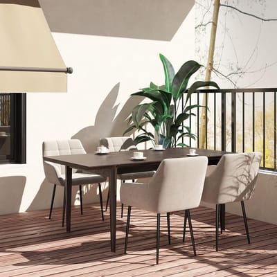 Veloura Comfort Luxe Eetkamerstoelen Set van 6 met Armleuningen en Fluwelen Bekleding – Moderne Grijze Keukenstoelen met Metalen Poten voor Eetkamer, Woonkamer en Kantoor 58 x 47 x 83 cm