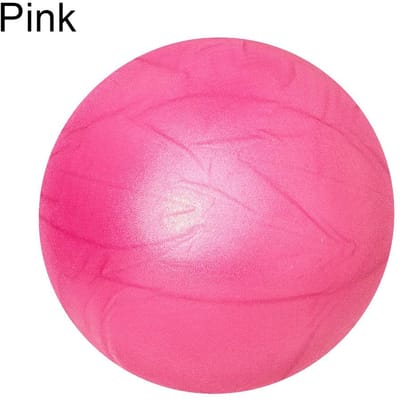 Ballon de yoga 25 cm, balles de Pilates, fitness, anti-éclatement, balles d'exercice pour grossesse, fournitures d'entraînement en intérieur, PVC domestique rose