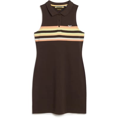 Superdry - Jersey polo mini-jurk - Dames - Jurken