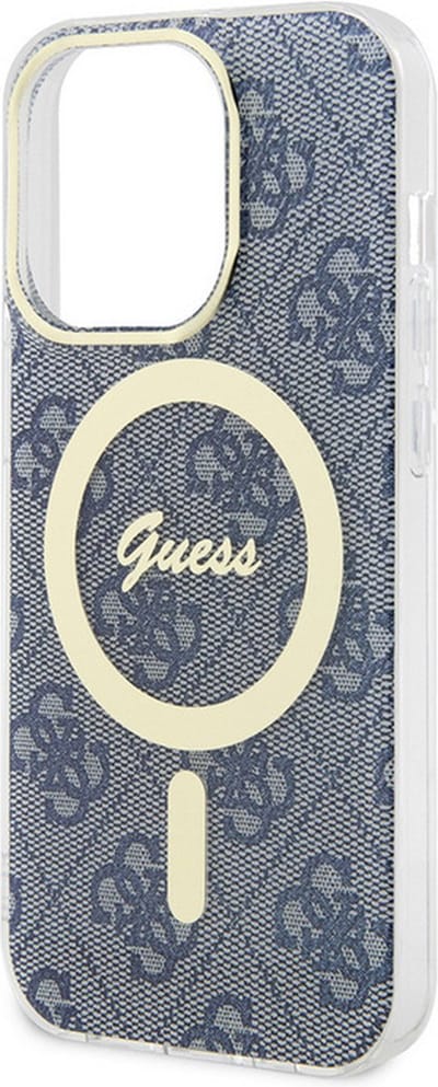 MagSafe hoesje voor Apple iPhone 15, Guess, IML 4G, Blauw