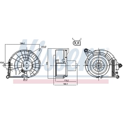 Binnenventilator NISSENS 87500