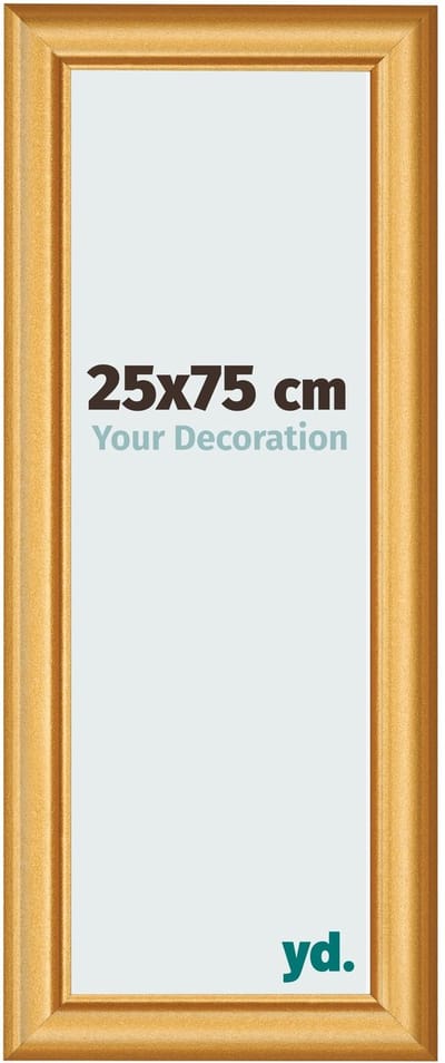 Your Decoration - Fotolijst 25x75 cm - MDF - Goud Mat - Lazio