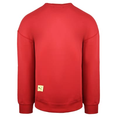 Puma x Michael Lau Lange Mouw Crew Neck Rood Heren Grafisch Sweatshirt 530358 22