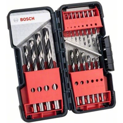 Bosch Accessories 2608577350 PointTeQ HSS Metaal-spiraalboorset 18-delig 1 mm, 1.5 mm, 2 mm, 2.5 mm, 3 mm, 3.5 mm, 4 mm, 4.5 mm, 5 mm, 5.5 mm, 6 mm, 7