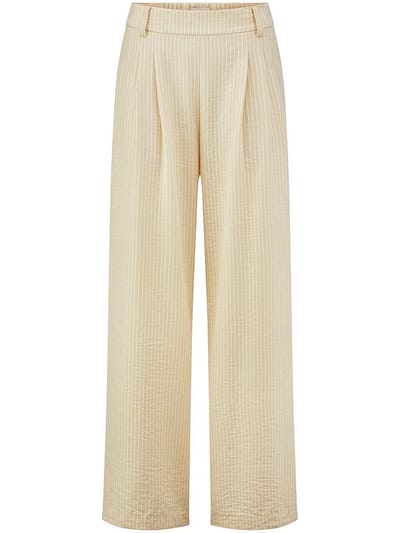 Wide Fit-broek Van Peter Hahn beige