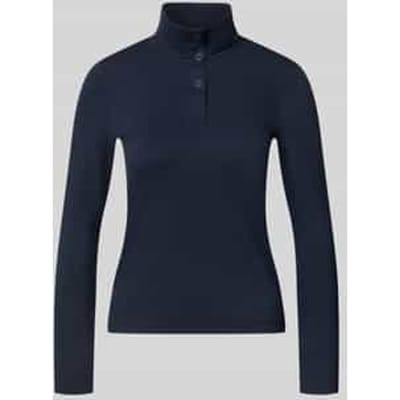 Slim fit shirt met lange mouwen van katoenmix