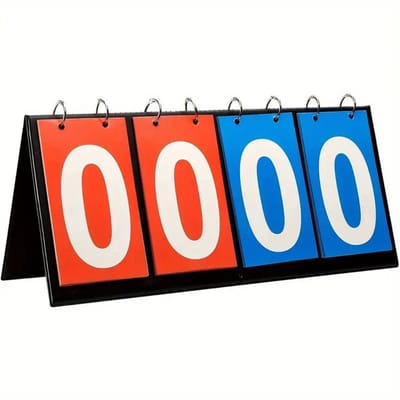 Bovista Scorebord - Padel -Tennis - Voetbal - Scoreborden - Rood/Blauw
