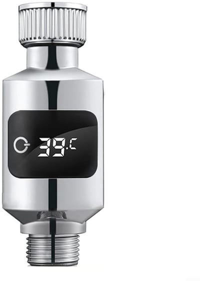 Douchewaterthermometer met gevoelige sensor en digitaal led-display, gevoelige waterkraan, temperatuursensor voor badkamer
