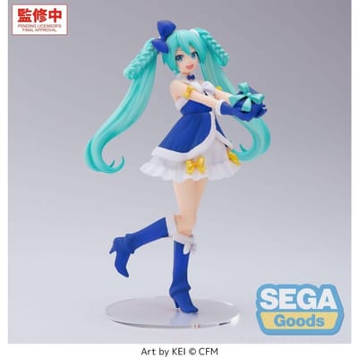 Character Vocal Series 01: Hatsune Miku High Premium PVC Figure Hatsune Miku Sapphire Christmas Ver. 21 cm