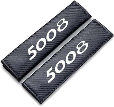 Veiligheidsgordel Pads - Riem Covers - Comfortabel Rijden - Dubbele Pak - 2.55 cm - Zwart