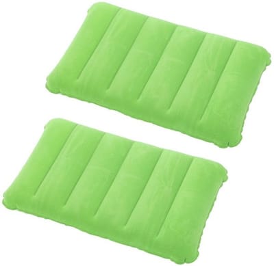 Allecto - Opblaasbaar Kussen - Comfortabel en Lichtgewicht - Groen