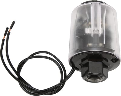 Waterpomp Drukschakelaar - Pompschakelaar Controller - Automatische Waterdruk - Zinklegering Bodem - 3/8in Interface - Zilver