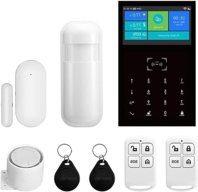 Slim Alarm Systeem - App Bediening - Huisbeveiliging - 4.3 Inch Touchscreen - 99 Zones Draadloos - Set 1