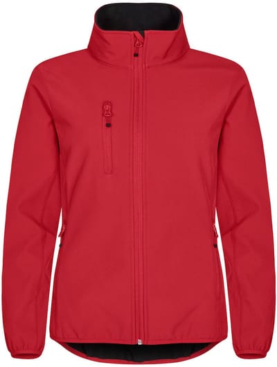 Clique Classic Softshell Jacket Women 0200915 - Rood - 34/XS