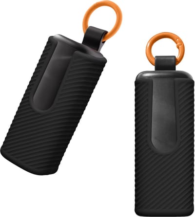 kwmobile Hoes geschikt voor Skullcandy Dime Evo - Siliconen cover voor oordopjes in zwart