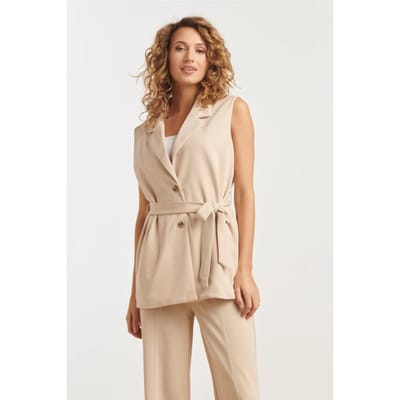 Smashed Lemon 25273 stretch gilet met riem |