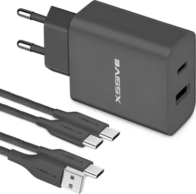 Dual Oplader Set met USB C Kabels 1 Meter - Universeel - Fast en Quick Charge