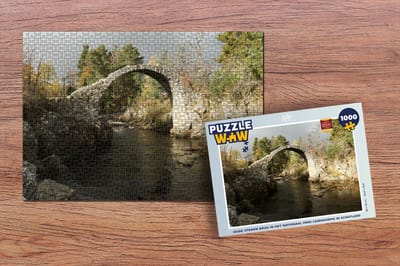 Puzzel Oude stenen brug in het Nationaal park Cairngorms in Schotland - Legpuzzel - Puzzel 1000 stukjes volwassenen