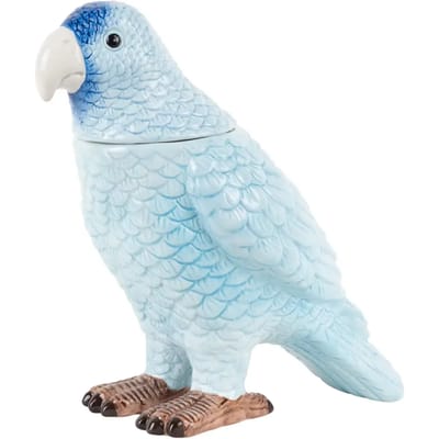 Present Time Voorraadpot Bird - Zachtblauw - 22.5x11.8x20.7cm - Scandinavisch