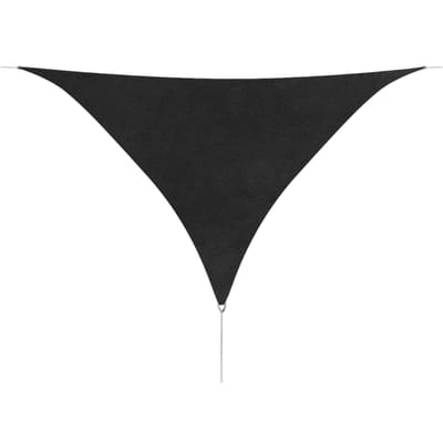 vidaXL - Zonnescherm - driehoekig - 5x5x5 - m - oxford - stof - antracietkleurig