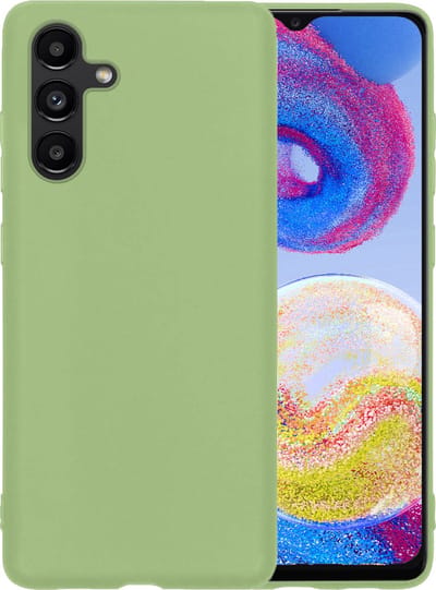 Hoesje - Geschikt voor Samsung Galaxy A04s - Sterk & Shockproof - Siliconen Case - Hoes Cover - Telefoonhoes - Groen