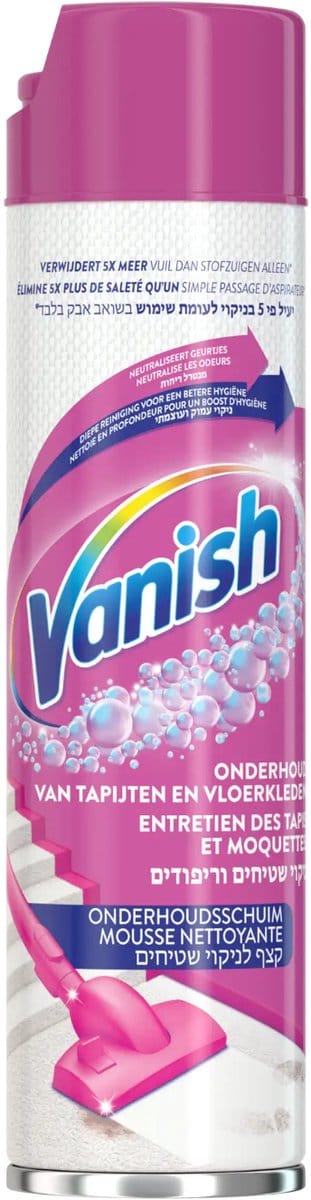 Vanish Gold Mousse Tapijtreiniger Vlekkenverwijderaar - 600 ml x6