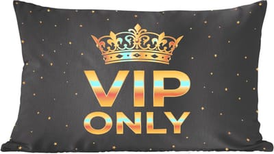 Sierkussens - Kussentjes Woonkamer - 60x40 cm - Kroon - Goud - VIP