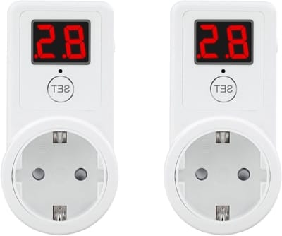 Digitale Countdown Timer Stekker met Mechanische Timer voor 10 minuten tot 9 uur en 50 minuten - Ideaal voor Thuisgebruik en Energiebeheer