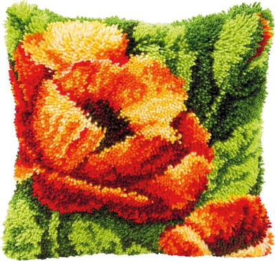 Knoopkussen Knutselpakket - Wit Katoen Knoopkussen Set 40x40 cm