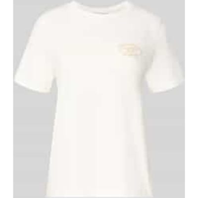 T-shirt met ronde hals en logo