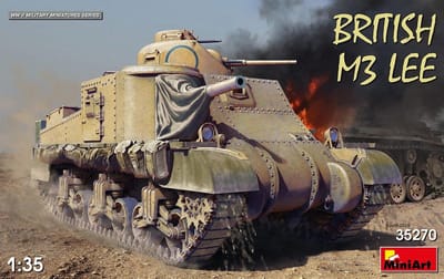 Miniart - British M3 Lee Wwii 1:35 (1/20) * - MIN35270 - modelbouwsets, hobbybouwspeelgoed voor kinderen, modelverf en accessoires