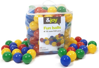 Mix van Ballenbak ballen - Playpoolbals - Ballenbad ballen - 100 stuks