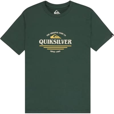 Quiksilver Ev Type Line T-shirt Met Korte Mouwen Groen 16 Years Jongens