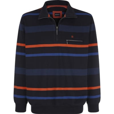 Babista herren Sweatshirt - 48/50 - donkerblauw - Plus Size
