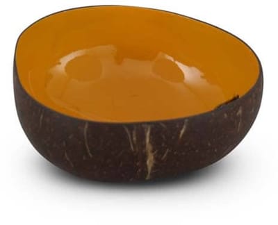 Safaary - Coconut Bowl Oranje Ø 13 x 7cm
