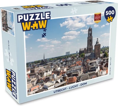 Puzzel Utrecht - Lucht - Dom - Legpuzzel - Puzzel 500 stukjes