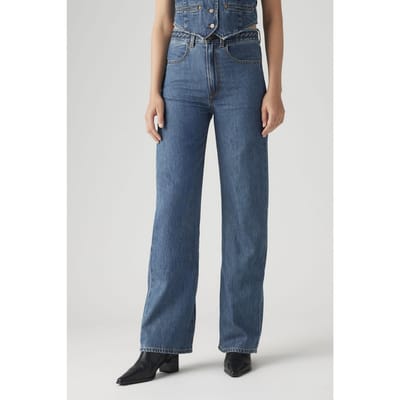 Levi's Ribcage Wide Leg Braided Lightweight Jeans Taglia: W25L34 | Jeans Outlet | Donna