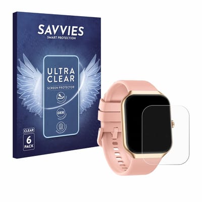 Savvies - Screenprotector voor Togala P99 1.96" - Folie Beschermfolie transparant 6 Stuks