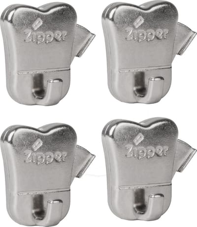 STAS zipper - ophanghaak - schilderijhaken - 4 Stuks